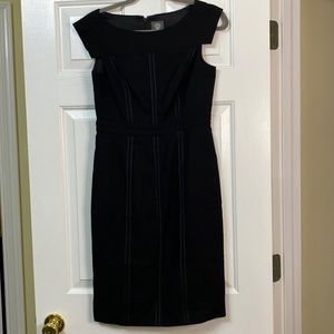 Vince Camuto Sheath Black Dress Size 6